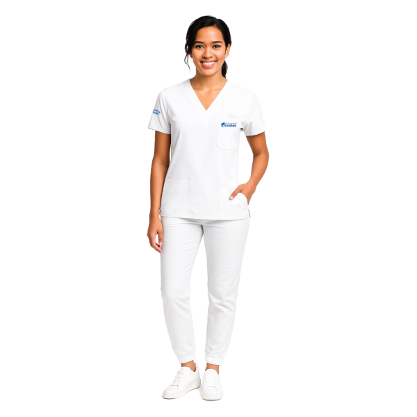 SCRUB BLANCO ECOTEC ENFERMERIA - DAMA