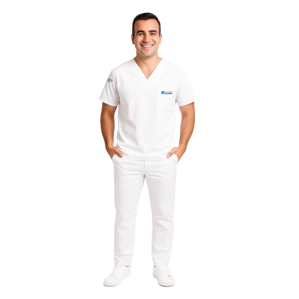 SCRUB BLANCO ENFERMERIA ECOTEC HOMBRE